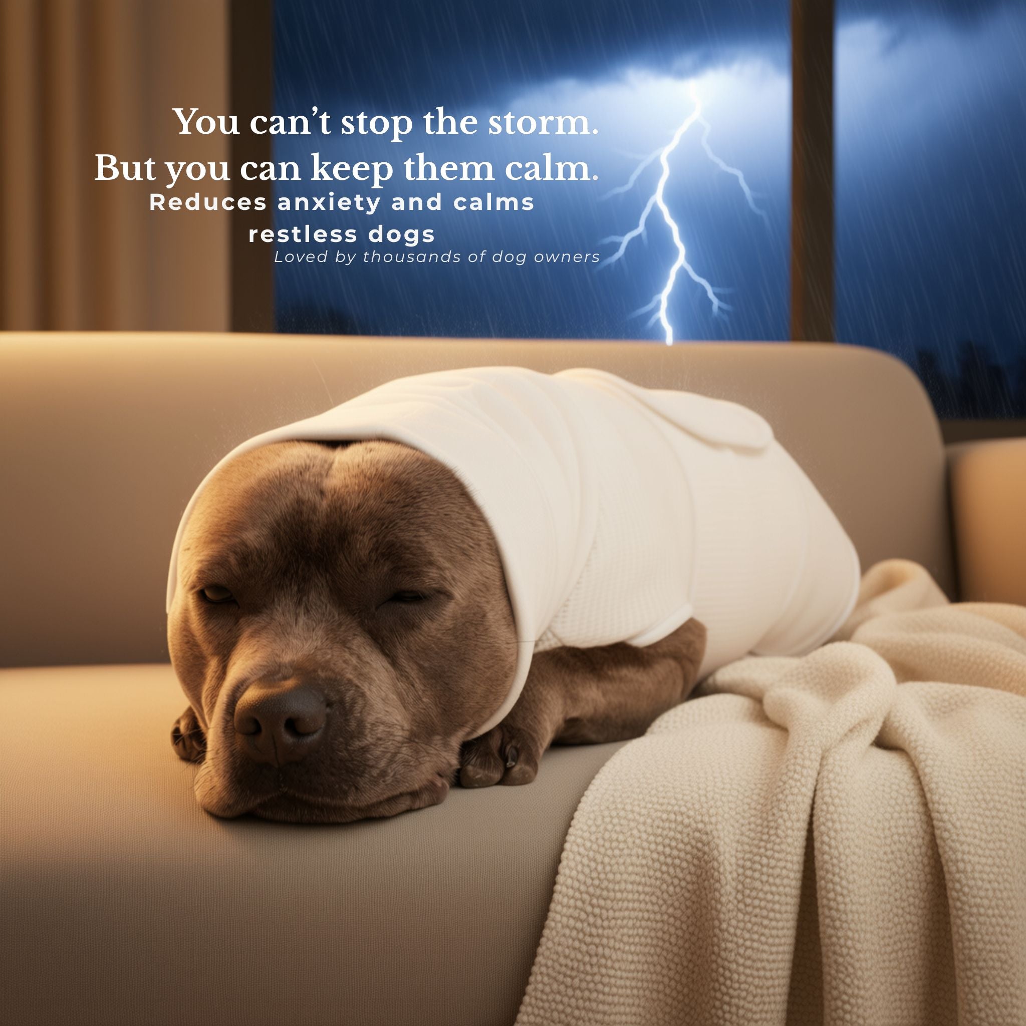 The Blye Snuggler calming dog vest for anxiety - Blye